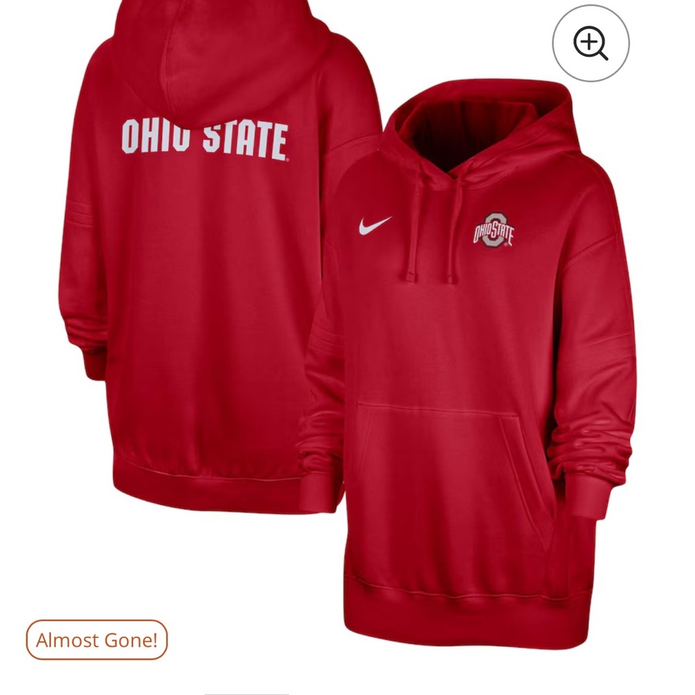 Nike Ohio State Red Hoodie